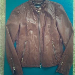 Faux Leather jacket from Express.